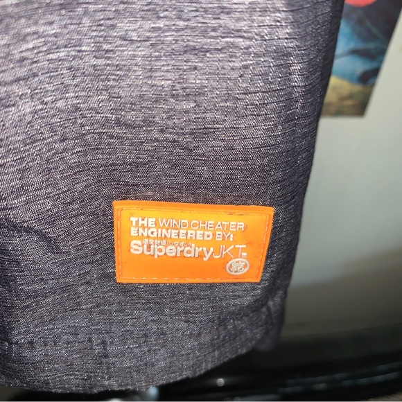 BRITISH DESIGNED JAPAN SPIRIT SUPERDRY WINDCHEATER  JACKET SIZE L PREOWNED - Picture 8 of 12